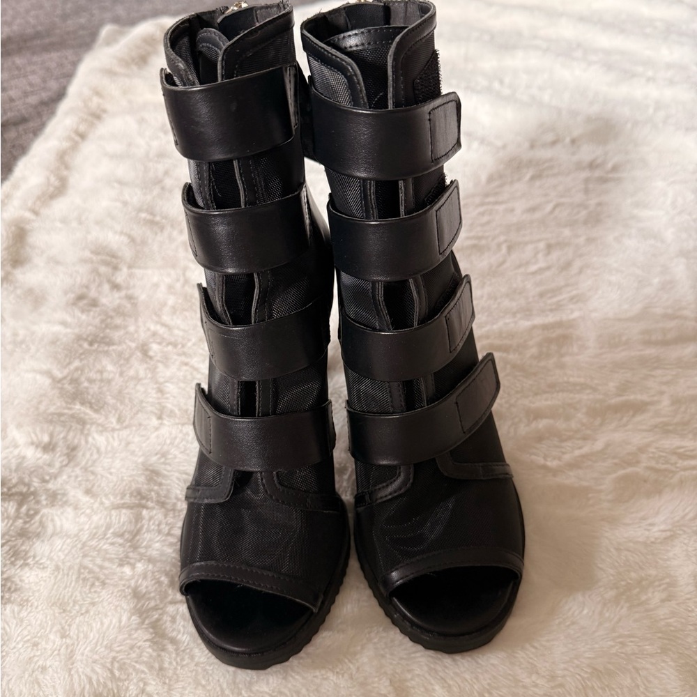 DKNY peep toe booties - Picture 3 of 6